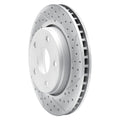 DFC 07-18 Jeep Wrangler Front Right Drilled & Slotted Geoperformance Rotor