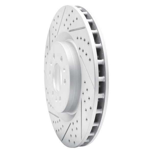 DFC 04-11 Cadillac Cts Front Left Drilled & Slotted Geoperformance Rotor