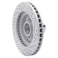 DFC 69-96 Buick Riviera Front Left Drilled & Slotted Geoperformance Rotor