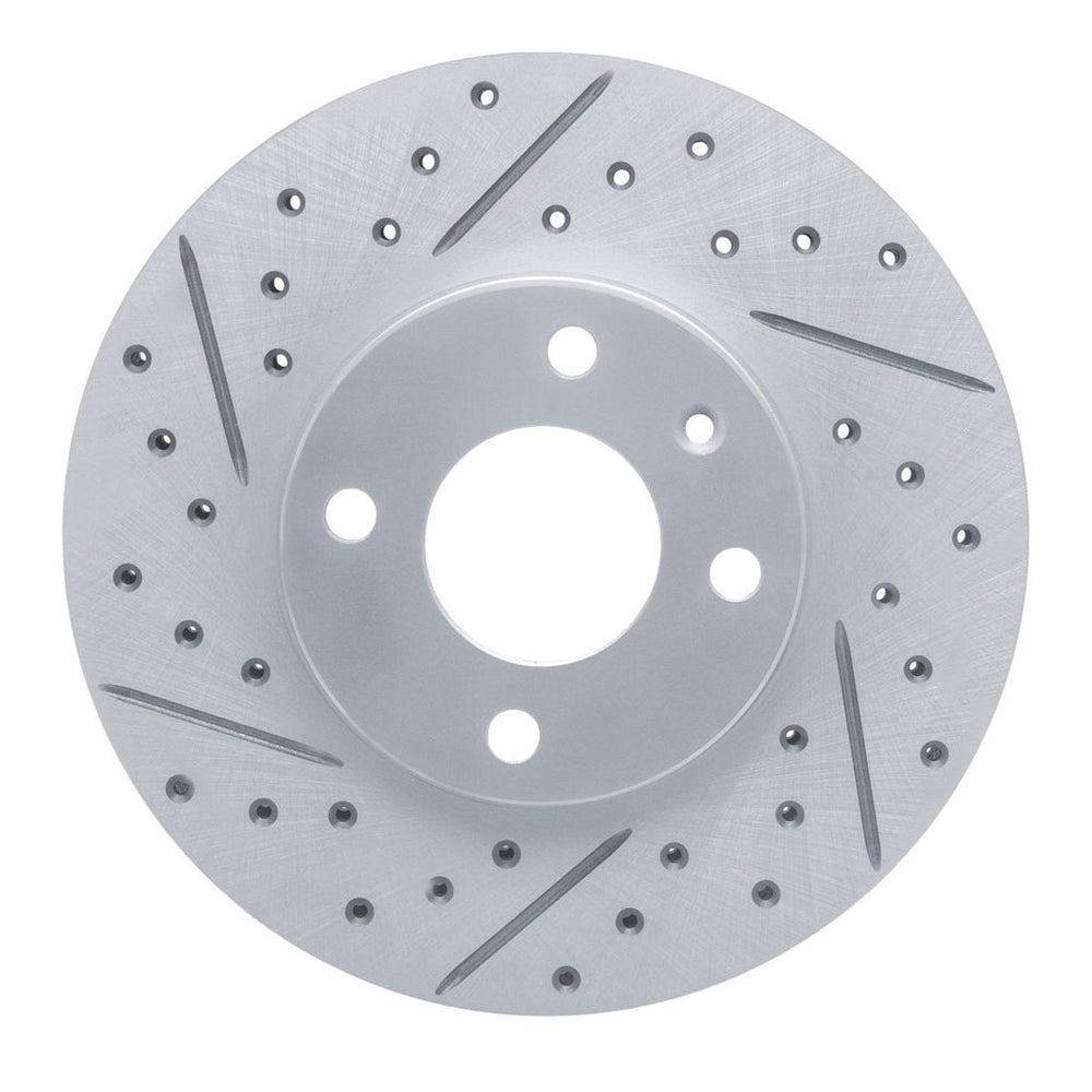DFC 16-22 Chevrolet Spark (USA/Canada) Front Left Drilled & Slotted Geoperformance Rotor