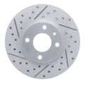DFC 16-22 Chevrolet Spark (USA/Canada) Front Left Drilled & Slotted Geoperformance Rotor