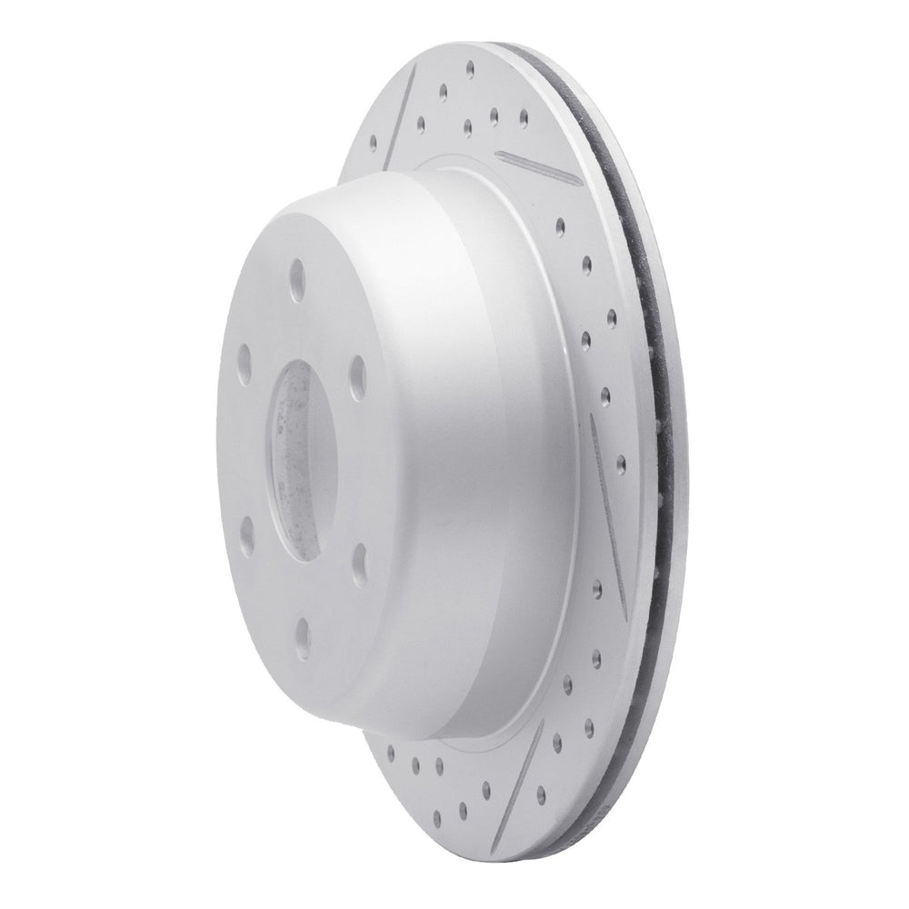 DFC 99-07 Chevrolet Tahoe Rear Left Drilled & Slotted Geoperformance Rotor