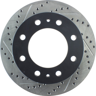 DFC 01-25 Chevrolet Silverado 3500 Front Right Drilled & Slotted Geoperformance Rotor
