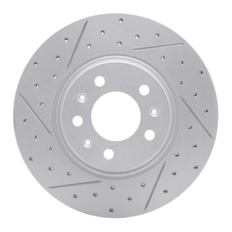 DFC 06-10 Pontiac Solstice Front Left Drilled & Slotted Geoperformance Rotor