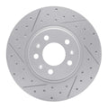 DFC 06-10 Pontiac Solstice Front Left Drilled & Slotted Geoperformance Rotor