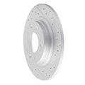 DFC 98-15 Ford Fusion Rear Right Drilled & Slotted Geoperformance Rotor