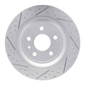 DFC 13-20 Ford Fusion Rear Left Drilled & Slotted Geoperformance Rotor