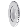 DFC 15-23 Ford Mustang Front Right Drilled & Slotted Geoperformance Rotor