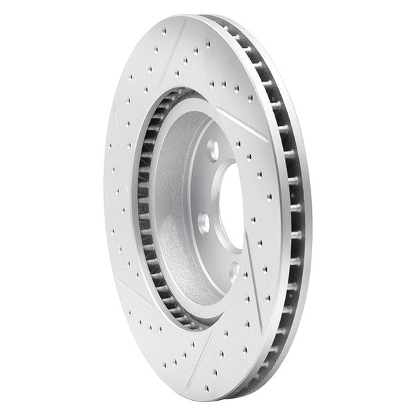 DFC 94-03 Ford F-150 Rwd Front Right Drilled & Slotted Geoperformance Rotor
