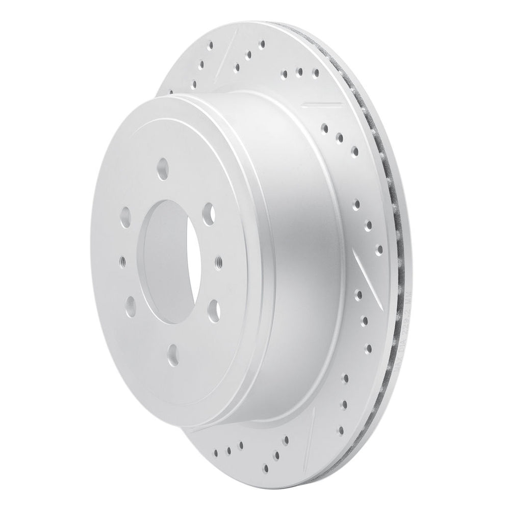 DFC 04-11 Ford F-150 4WD Rear Left Drilled & Slotted Geoperformance Rotor