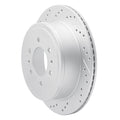 DFC 04-11 Ford F-150 4WD Rear Left Drilled & Slotted Geoperformance Rotor