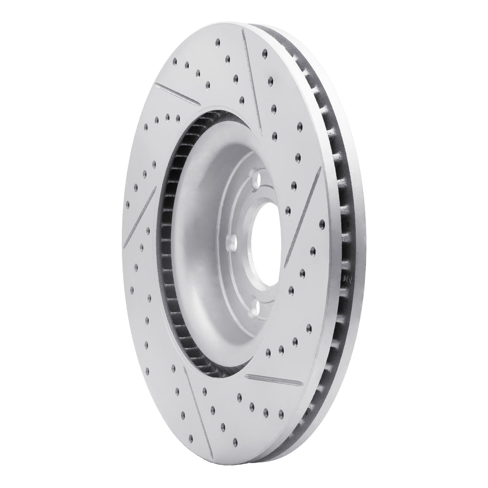 DFC 20-26 Ford Explorer Front Left Drilled & Slotted Geoperformance Rotor