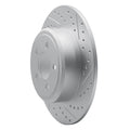 DFC 03-11 Lincoln Town Car Rear Right Drilled & Slotted Geoperformance Rotor