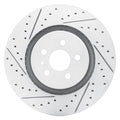 DFC 15-21 Ford Fusion Front Left Drilled & Slotted Geoperformance Rotor