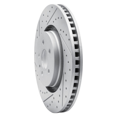 DFC 15-21 Ford Fusion Front Left Drilled & Slotted Geoperformance Rotor