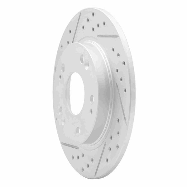DFC 11-15 Honda Cr-Z Rear Left Drilled & Slotted Geoperformance Rotor