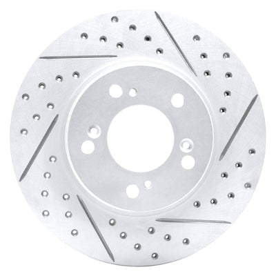 DFC 91-01 Acura Rl Front Right Drilled & Slotted Geoperformance Rotor
