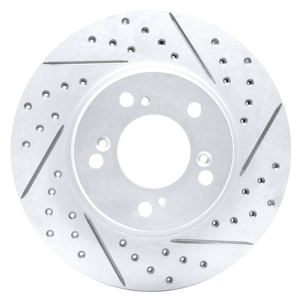 DFC 91-01 Acura Rl Front Right Drilled & Slotted Geoperformance Rotor