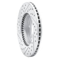 DFC 91-01 Acura Rl Front Right Drilled & Slotted Geoperformance Rotor