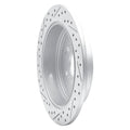 DFC 01-08 Acura Mdx Rear Right Drilled & Slotted Geoperformance Rotor