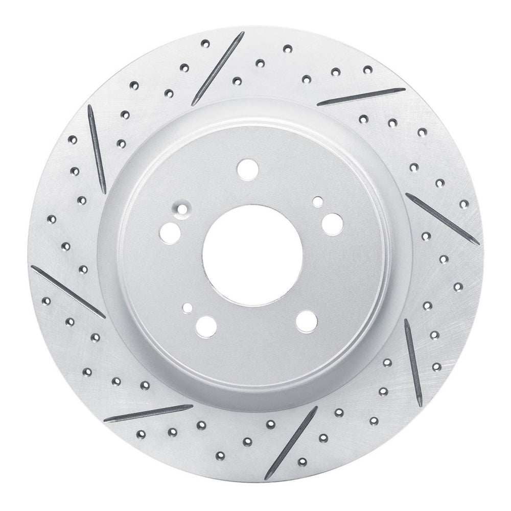 DFC 18-26 Honda Odyssey Rear Left Drilled & Slotted Geoperformance Rotor