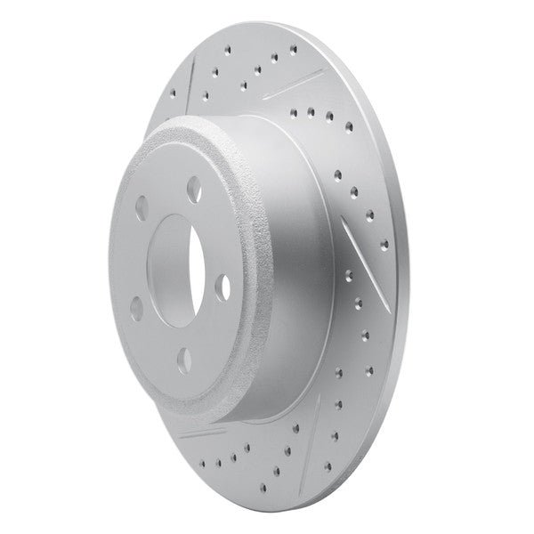 DFC 03-06 Mercedes-Benz S430 Rear Left Drilled & Slotted Geoperformance Rotor