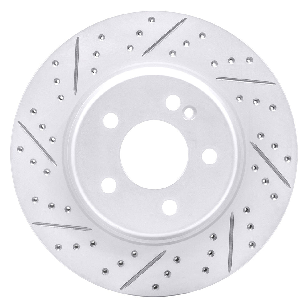 DFC 15-23 Mercedes-Benz E350 Rear Left Drilled & Slotted Geoperformance Rotor