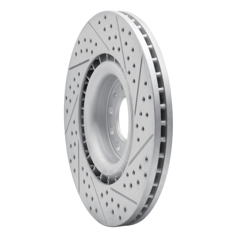 DFC 08-11 Saab 9-3 Front Left Drilled & Slotted Geoperformance Rotor