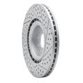 DFC 08-11 Saab 9-3 Front Left Drilled & Slotted Geoperformance Rotor