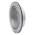 DFC 05-25 Nissan Frontier Rear Right Drilled & Slotted Geoperformance Rotor