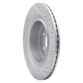 DFC 09-24 Infiniti M56 Rear Left Drilled & Slotted Geoperformance Rotor