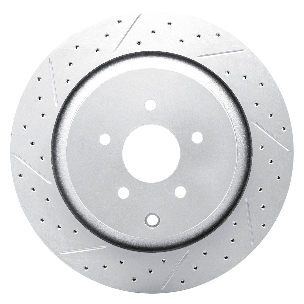 DFC 09-24 Infiniti M56 Rear Left Drilled & Slotted Geoperformance Rotor