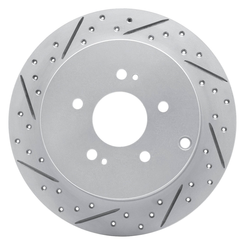 DFC 04-11 Mitsubishi Grandis (Mexico) Rear Left Drilled & Slotted Geoperformance Rotor