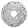 DFC 04-11 Mitsubishi Grandis (Mexico) Rear Left Drilled & Slotted Geoperformance Rotor