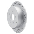DFC 04-11 Mitsubishi Grandis (Mexico) Rear Left Drilled & Slotted Geoperformance Rotor