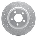 DFC 98-01 Audi A6 Quattro Rear Right Drilled & Slotted Geoperformance Rotor