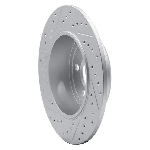DFC 98-01 Audi A6 Quattro Rear Right Drilled & Slotted Geoperformance Rotor