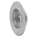 DFC 98-01 Audi A6 Quattro Rear Right Drilled & Slotted Geoperformance Rotor