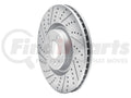 DFC 12-18 Audi A7 Quattro Front Left Drilled & Slotted Geoperformance Rotor