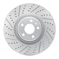 DFC 12-18 Audi A7 Quattro Front Left Drilled & Slotted Geoperformance Rotor