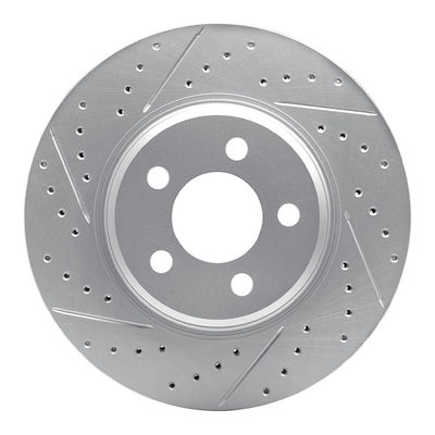 DFC 22-25 Audi A3 Front Left Drilled & Slotted Geoperformance Rotor