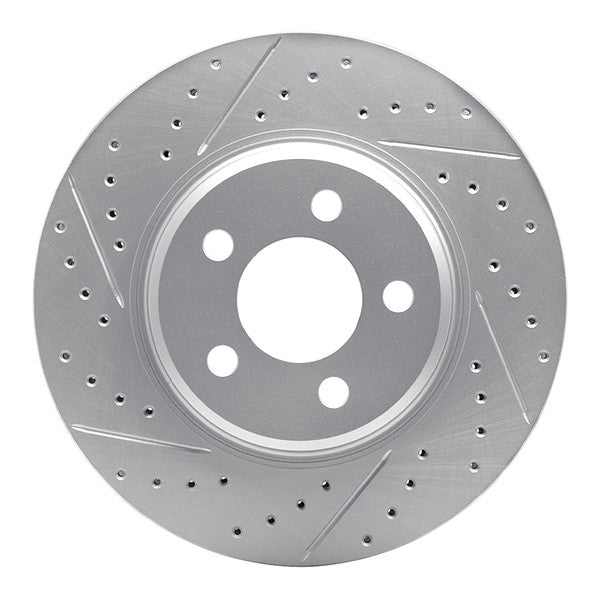 DFC 22-25 Audi A3 Front Left Drilled & Slotted Geoperformance Rotor