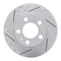 DFC 98-24 Audi Tt Rear Left Drilled & Slotted Geoperformance Rotor