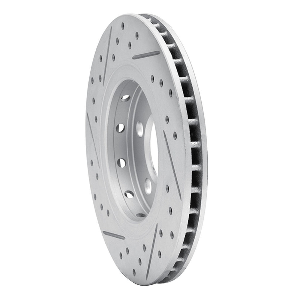 DFC 00-06 Audi Tt Quattro Rear Right Drilled & Slotted Geoperformance Rotor