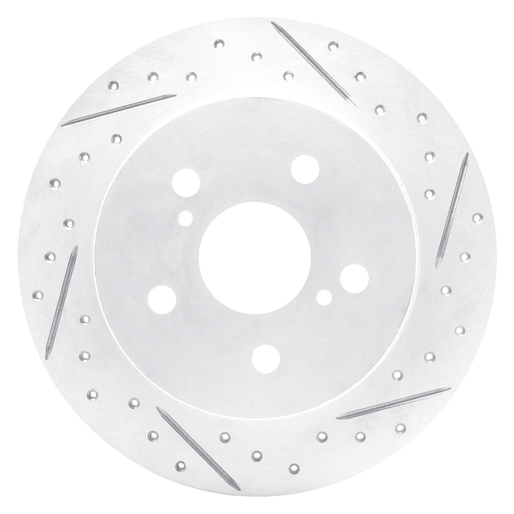 DFC 15-26 Lexus Es350 Rear Right Drilled & Slotted Geoperformance Rotor