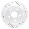 DFC 15-26 Lexus Es350 Rear Right Drilled & Slotted Geoperformance Rotor