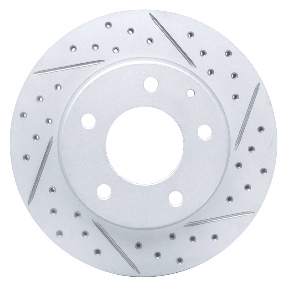 DFC 93-03 Ford Probe Front Right Drilled & Slotted Geoperformance Rotor