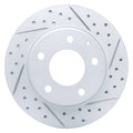 DFC 93-03 Ford Probe Front Right Drilled & Slotted Geoperformance Rotor
