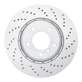 DFC 01-08 BMW 330Ci Right Front Drilled Hi-Carbon Alloy Geomet Coated Rotor