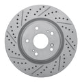 DFC 19-25 Acura RDX Front Drilled & Slotted Geoperformance Rotors 5000 Advanced Pads w/Hardware